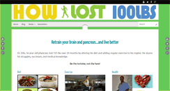 Desktop Screenshot of howilost100lbs.com